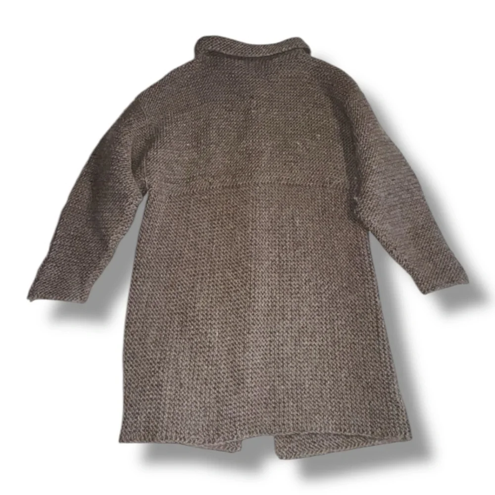 Vintage Look Knit Midi Coatigan - Based on Measurements Fits L/XL Sweater Coat 🤎